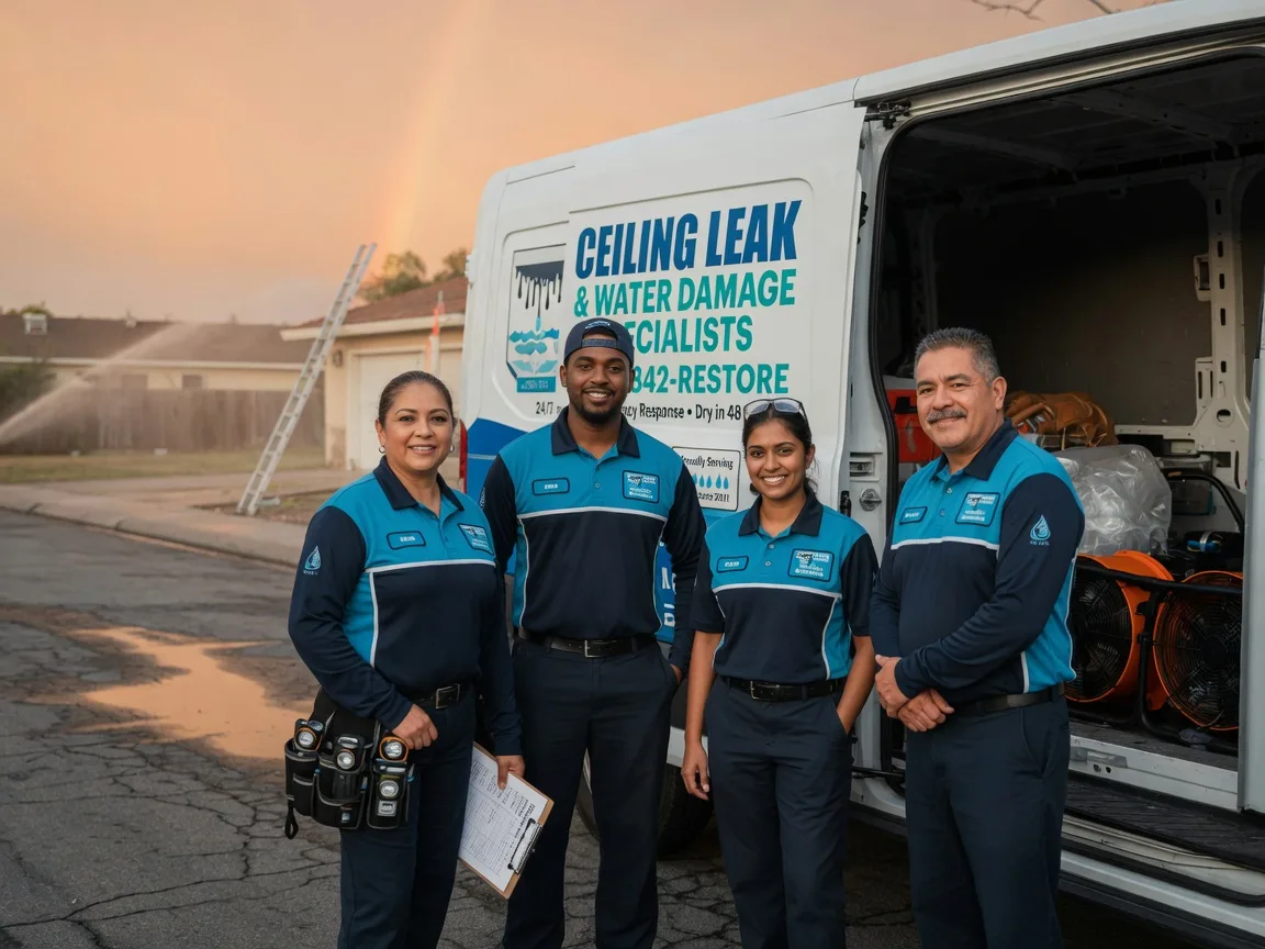 Ceiling Leak Cleanup company in Randolph, TX